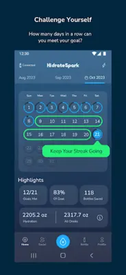 HidrateSpark Water Tracker android App screenshot 0
